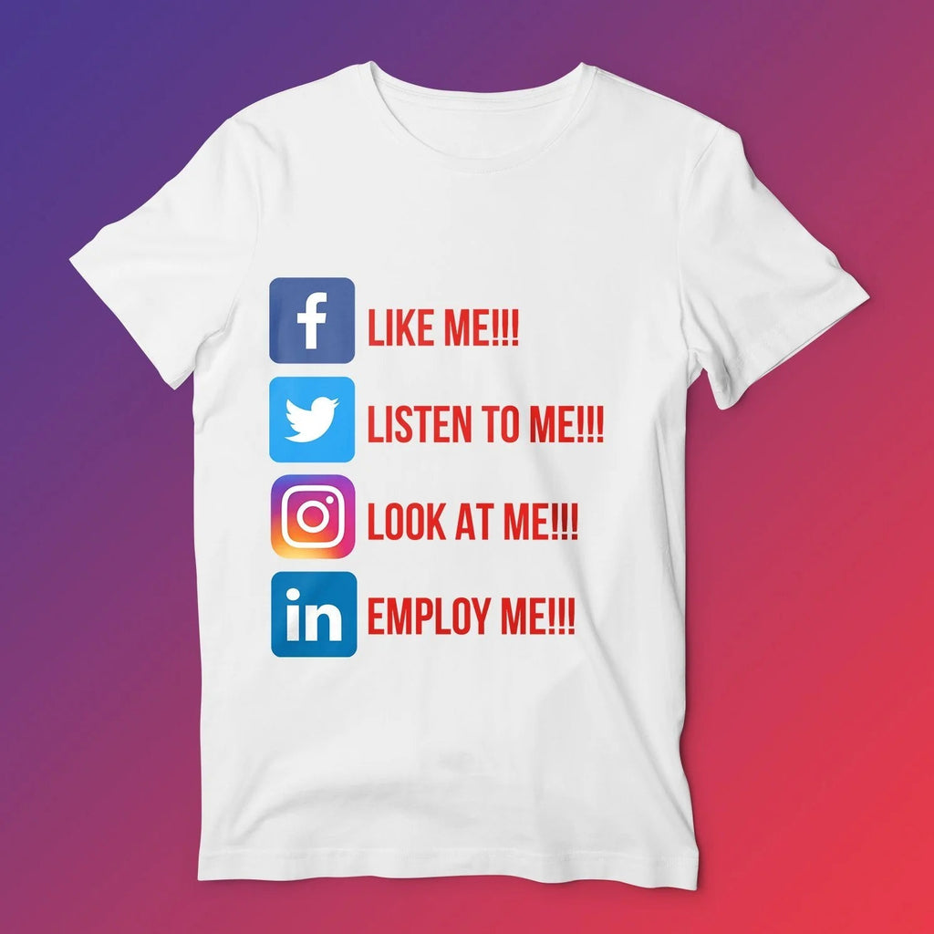 Social Needs Tee T-Shirts HotMerchUK X-Small
