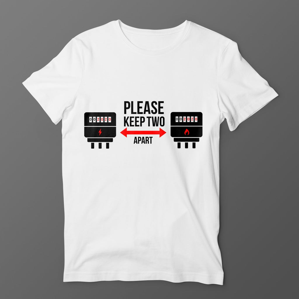 Two Meters T-Shirts Hot Merch Small White