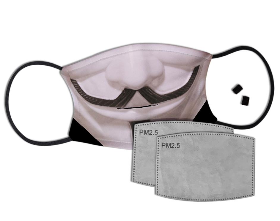Anonymous Custom Face Mask with Filter Face Masks Hot Merch