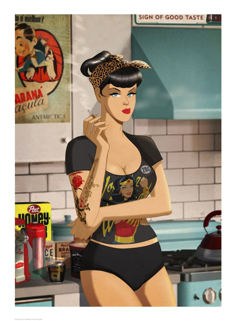 Billy Rocka : Kitchen Break Fine Art Giclée HotMerchUK
