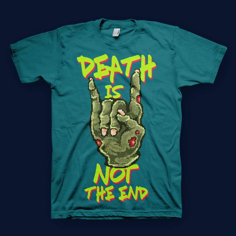 Death Is Not The End T-Shirt T-Shirts Hot Merch
