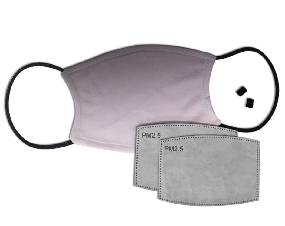 Grey Ombre Custom Face Mask with Filter Face Masks Hot Merch
