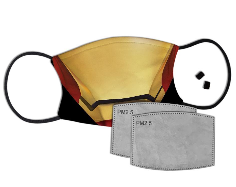 Iron Face Custom Face Mask with Filter Face Masks Hot Merch