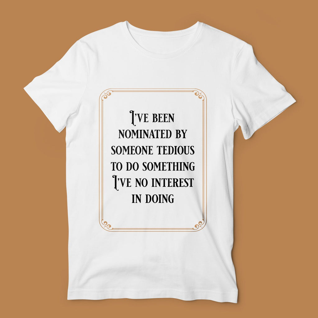 Nominated T-Shirts Hot Merch Small White