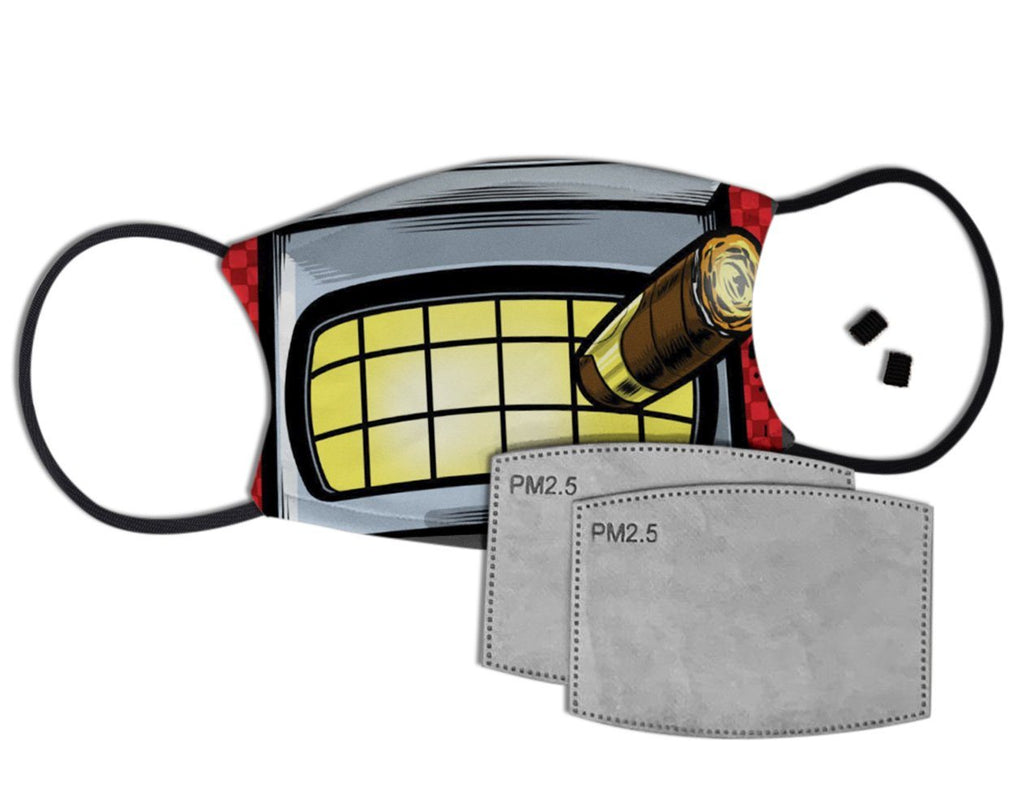 Bender Custom Face Mask with Filter Face Masks Hot Merch