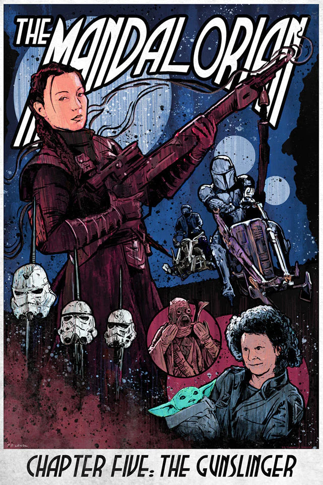 Chapter 5: The Gunslinger Fine Art Lithograph HotMerchUK