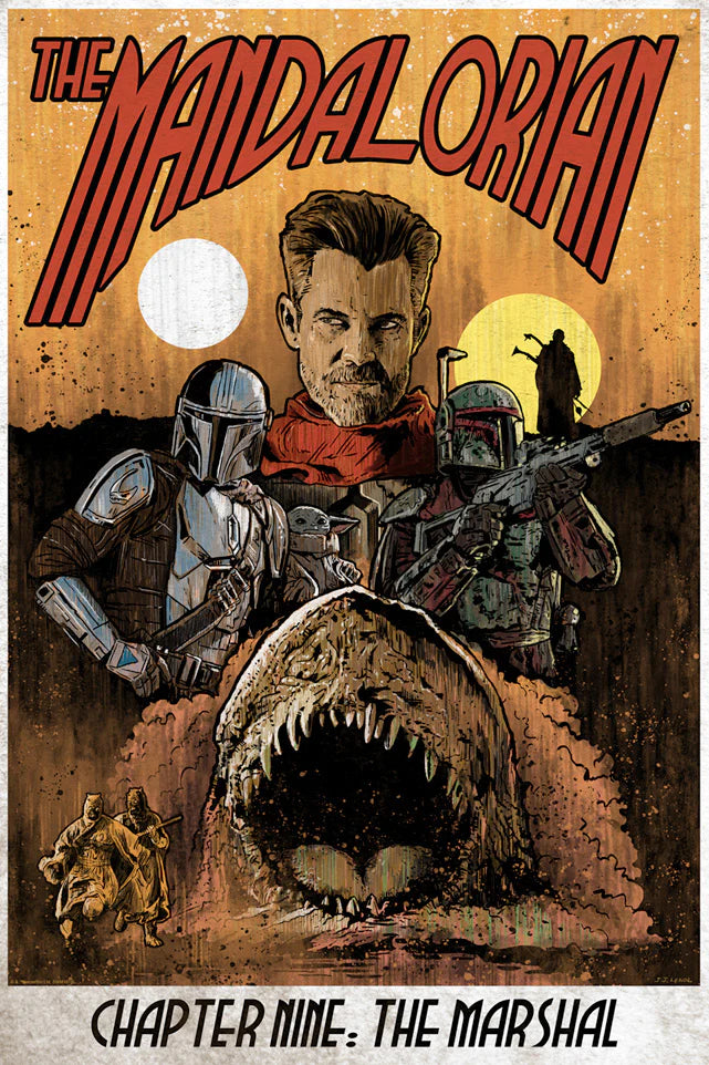 Chapter 9: The Marshal Fine Art Lithograph HotMerchUK