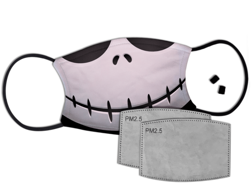 Skeleton Halloween Face Mask with Filter Face Masks Hot Merch