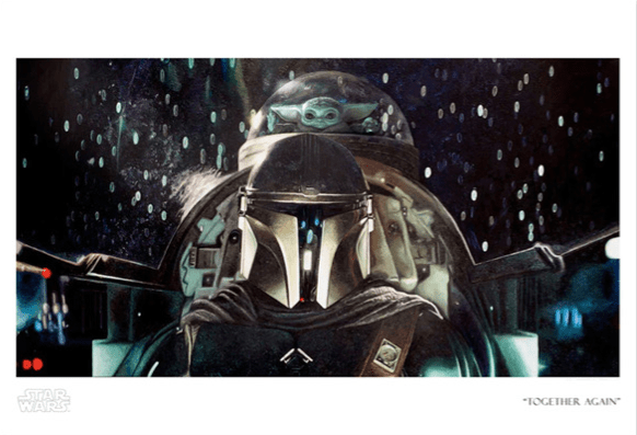 The Mandolorian - Together Again Fine Art Giclée HotMerchUK