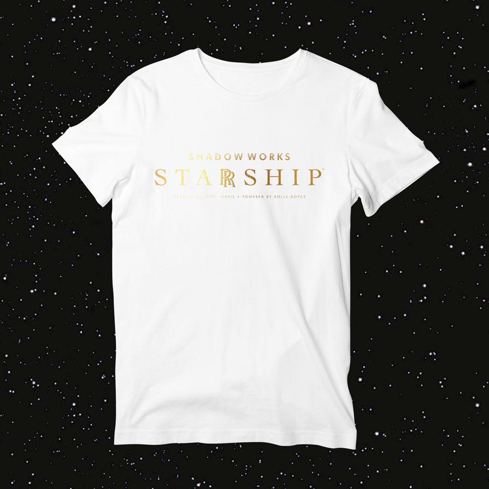 STARRSHIP - Gold Level T-Shirt T-Shirts Hot Merch Small