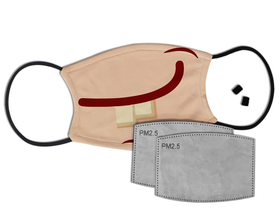 Toothy Custom Face Mask with Filter Face Masks Hot Merch