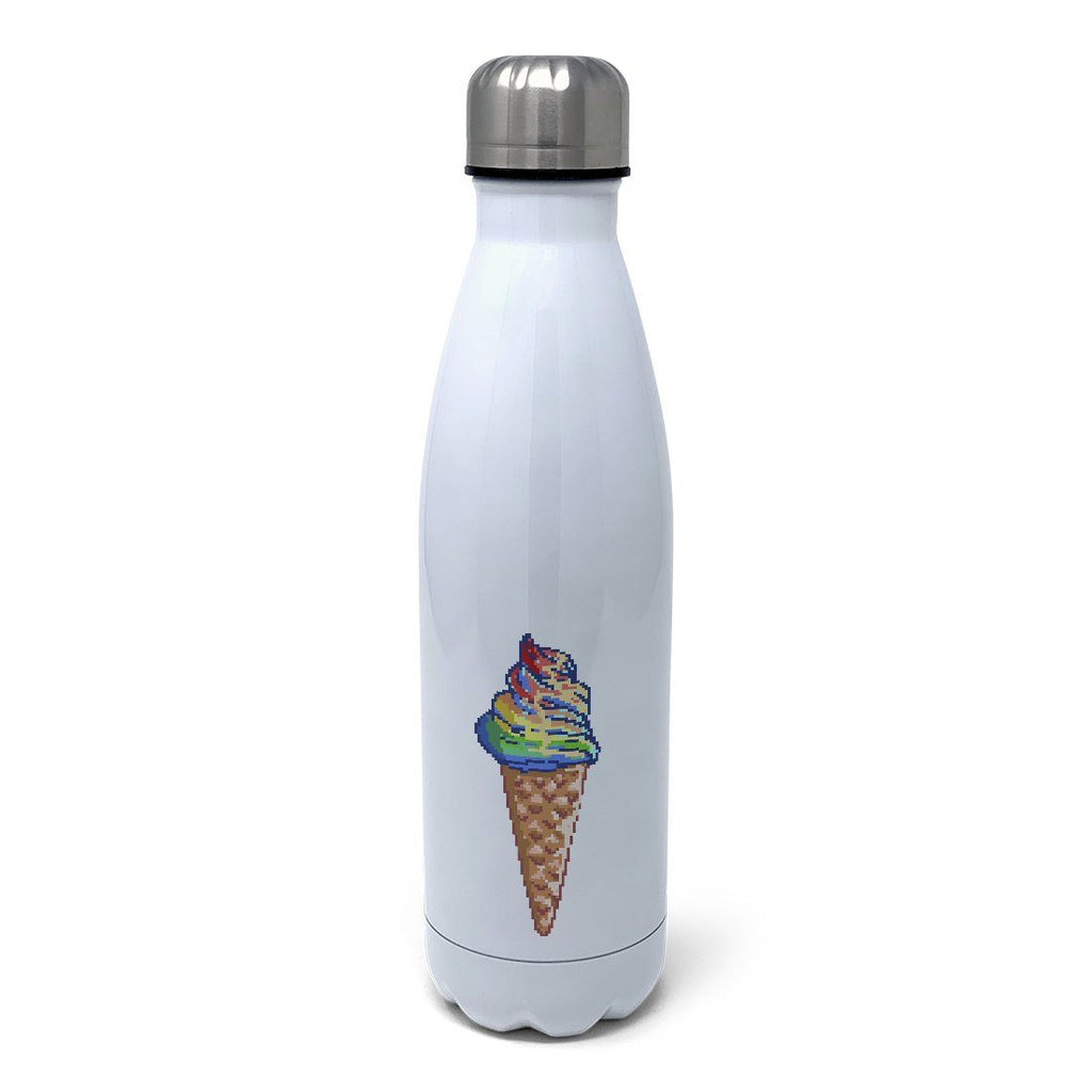 Rainbow in a Cone Insulated Water Bottle Insulated Water Bottles Hot Merch