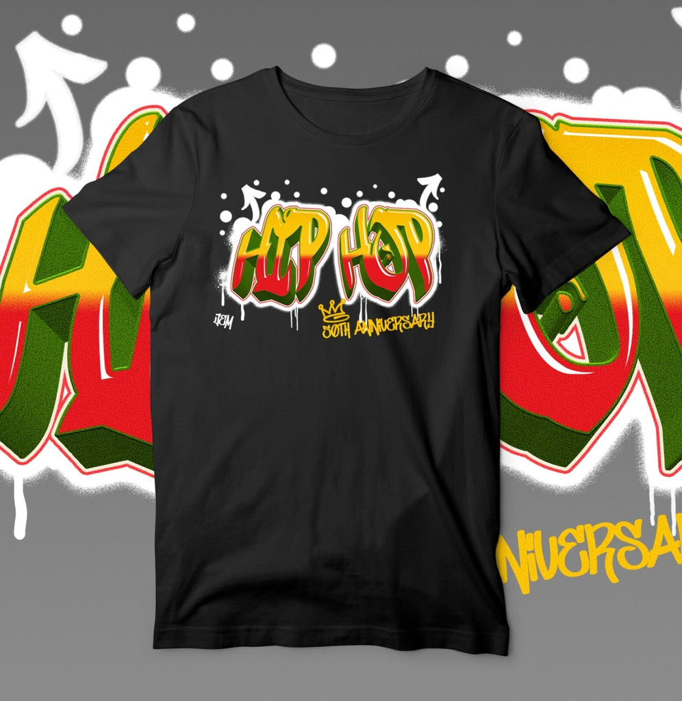 JEM Presents Hip Hop 50th Anniversary T-Shirts Hot Merch Small Black 