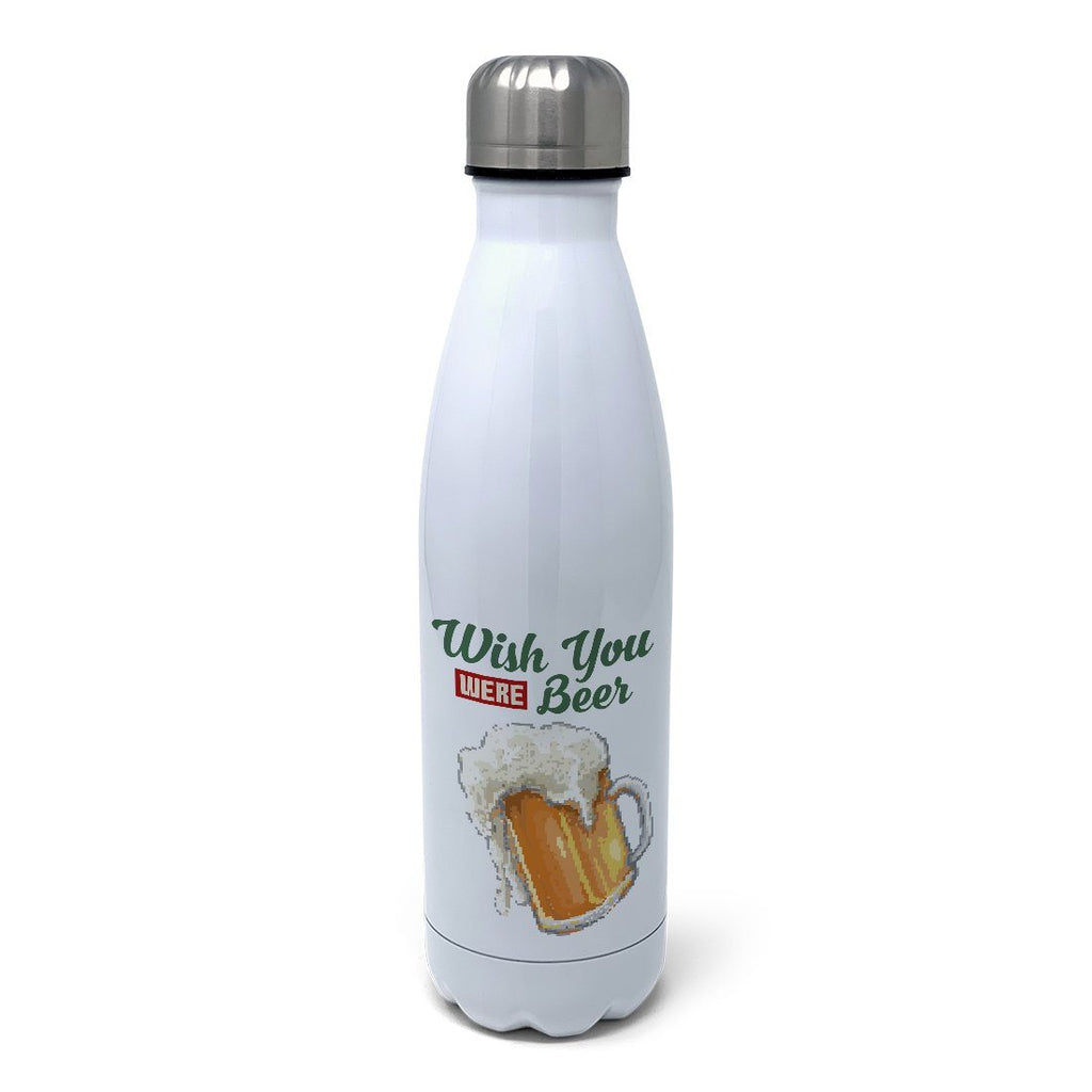 Wish You Were Beer Insulated Water Bottle Insulated Water Bottles Hot Merch