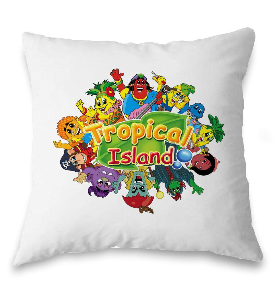 Tropical Island Super Soft, Plush, Personalised Huggy Cushion Cushions Hot Merch