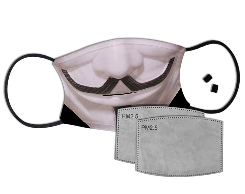 Anonymous Custom Face Mask with Filter Face Masks Hot Merch 