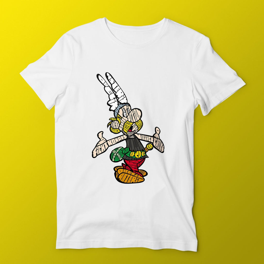 Asterix T-Shirt T-Shirts Hot Merch Small White 
