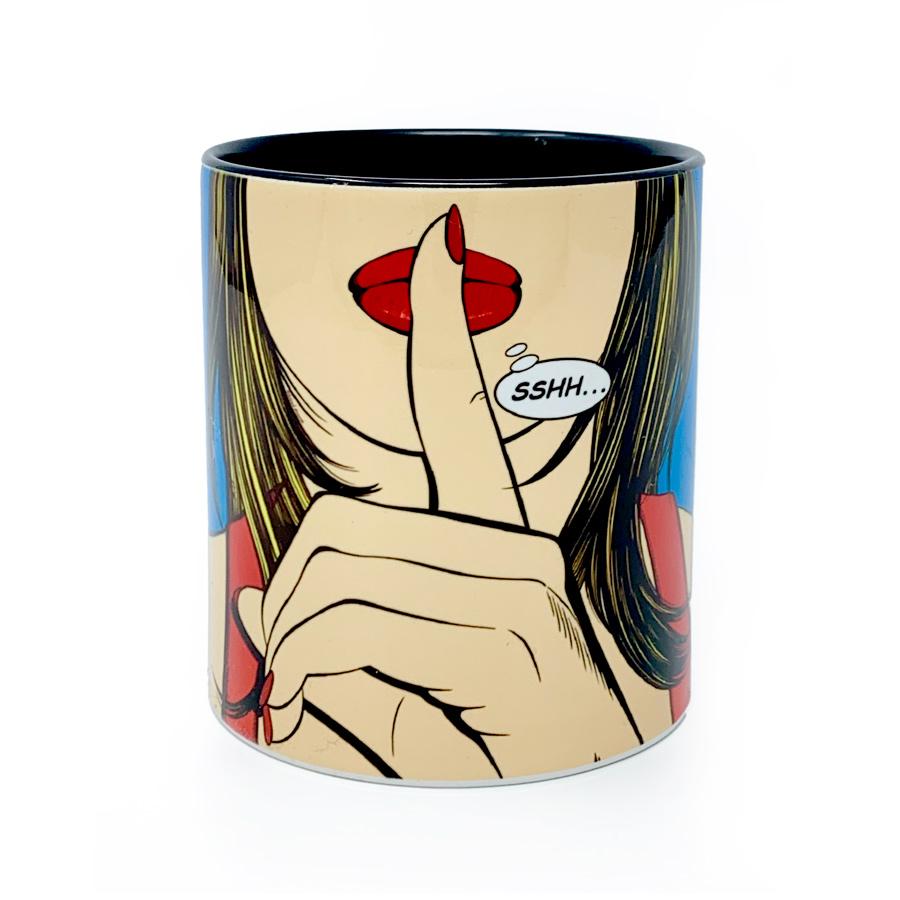 SSHH... by Deborah Azzopardi Fine Art Ceramic Mug Mugs Hot Merch 