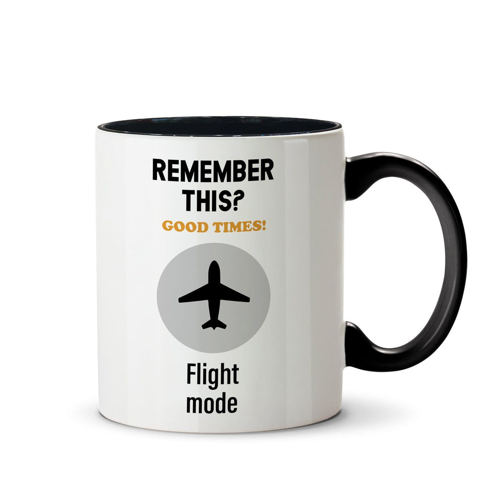 Flight Mode Mug Mugs Hot Merch Black 