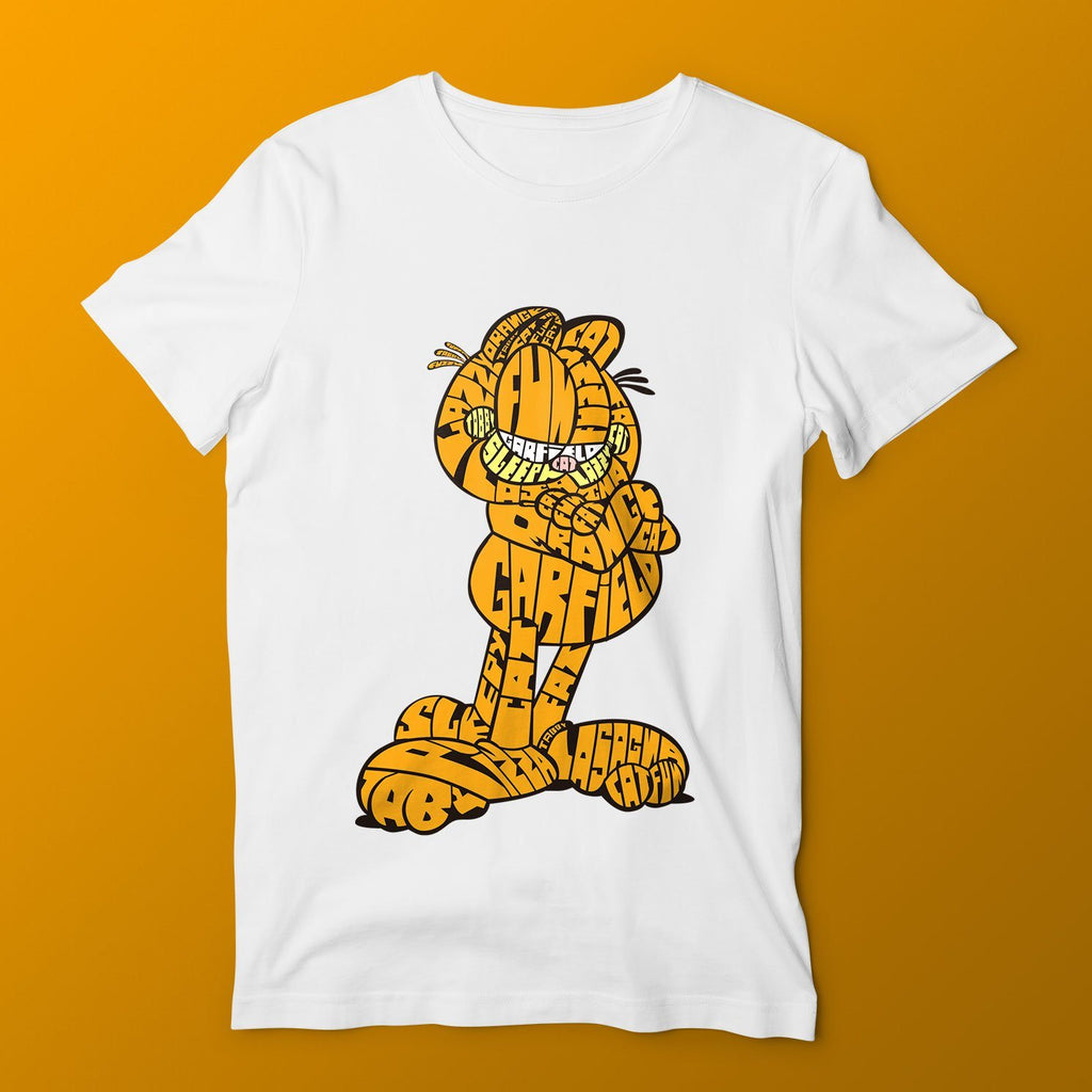 Garfield T-Shirt T-Shirts Hot Merch Small White 
