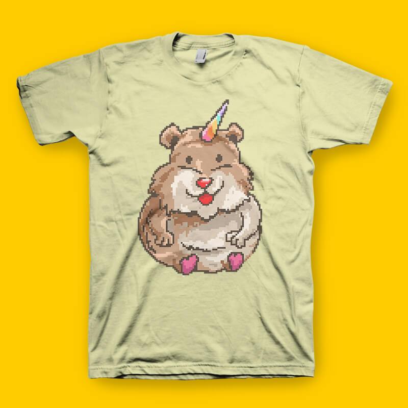 Hamster Corn T-Shirt T-Shirts Hot Merch 