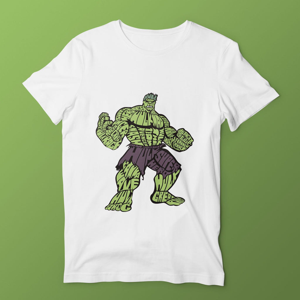Hulk T-Shirt T-Shirts Hot Merch Small White 
