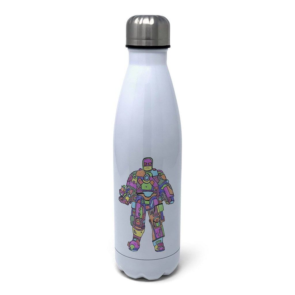 First Born - Iron Man Mk 1 Rainbow Insulated Water Bottle Insulated Water Bottles Hot Merch 