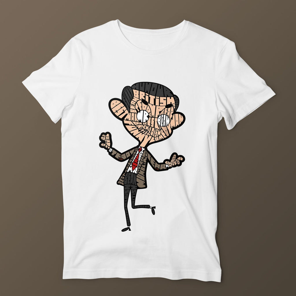 Mr.Bean T-Shirt T-Shirts Hot Merch Small White 