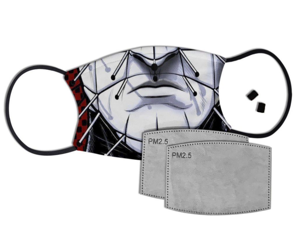 Pinhead Custom Face Mask with Filter Face Masks Hot Merch 