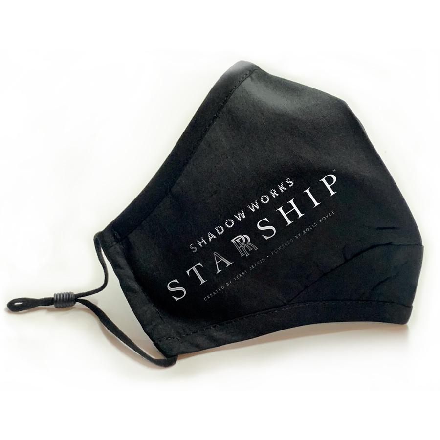STARRSHIP Fitted Silver Face Mask Face Masks Hot Merch 