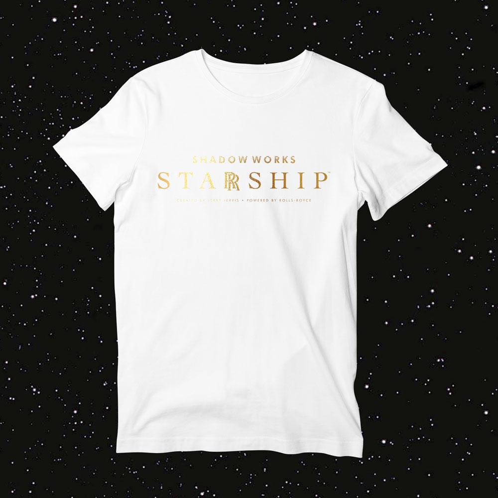 STARRSHIP - Gold Level T-Shirt T-Shirts Hot Merch Small 