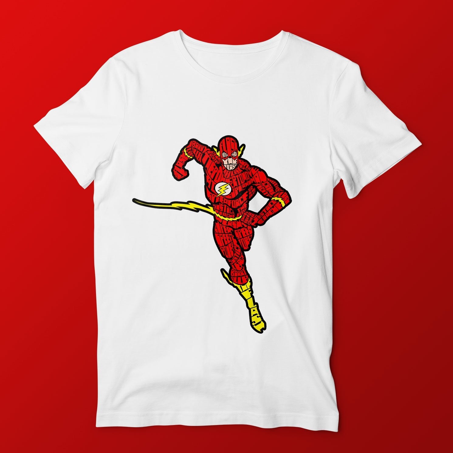 Flash t shirt white hotsell