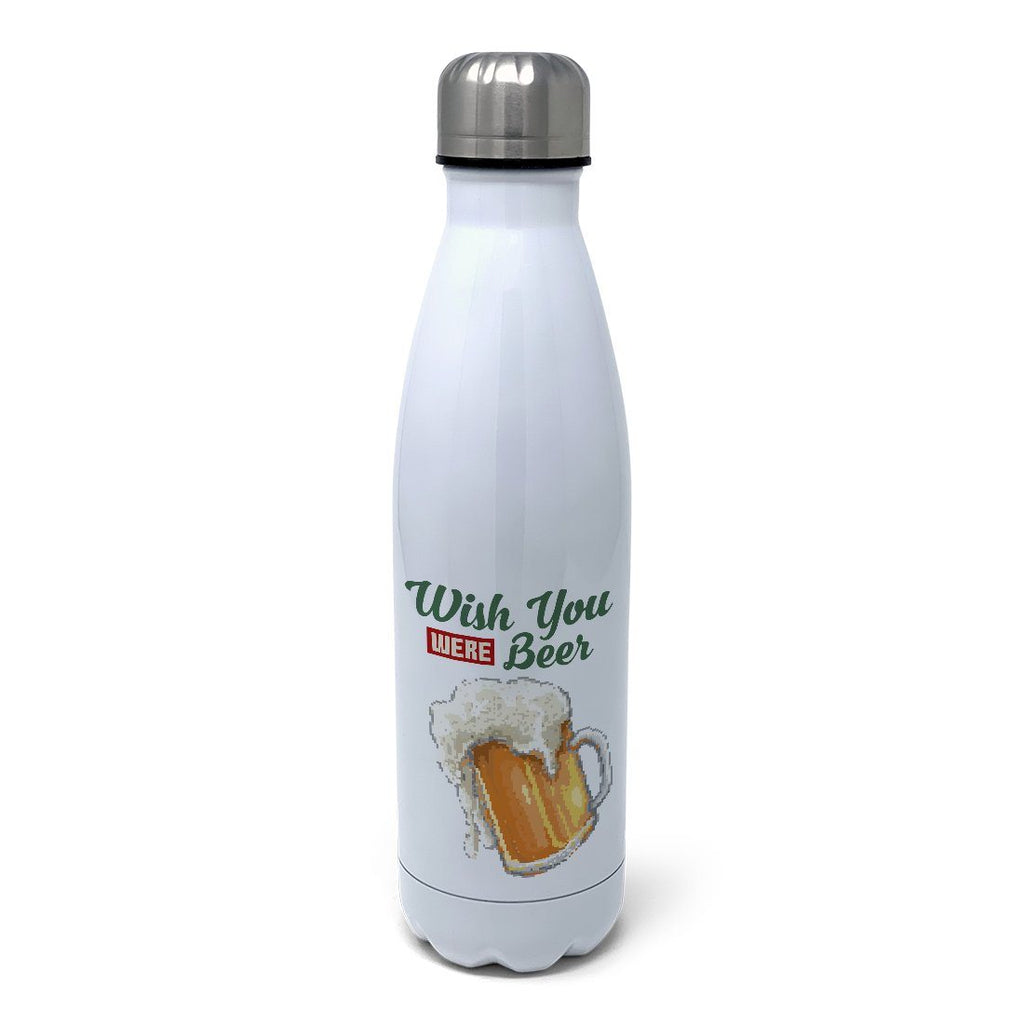 Wish You Were Beer Insulated Water Bottle Insulated Water Bottles Hot Merch 