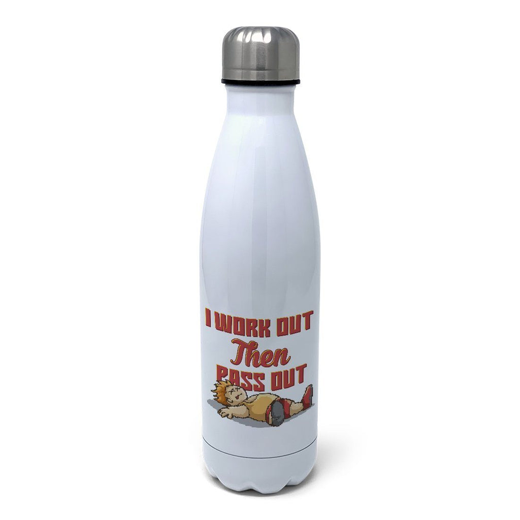 Work Out - Pass Out Insulated Water Bottle Insulated Water Bottles Hot Merch 